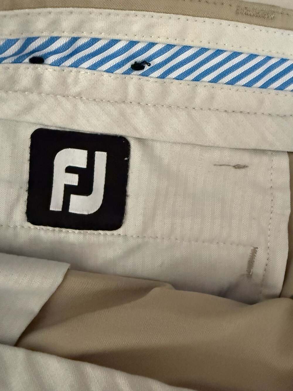 FootJoy Performance Golf Shorts Khaki Tan Size 36 - Picture 5 of 7